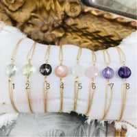 Image 1 of Bracelet AURORE - fil doré ajustable
