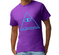 Am Here Tomorrow T-Shirt (Purple & Teal)