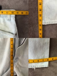 Image 5 of Vintage USA made Levi's 505 Orange Tabs 38x32 White Washed