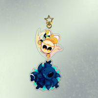 Image 4 of Custom Acrylic Charm "Nightmare - AU Sans Pair"
