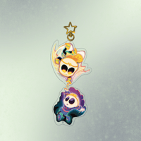 Image 1 of Custom Acrylic Charm "Passive!Nightmare - AU Sans Pair"