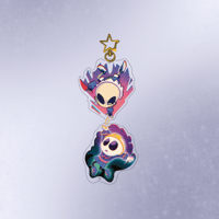 Image 2 of Custom Acrylic Charm "Passive!Nightmare - AU Sans Pair"