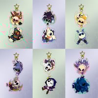 Image 3 of Custom Acrylic Charm "Passive!Nightmare - AU Sans Pair"