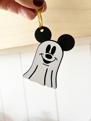 Image of Mickey Ghost Keychain
