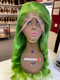 Image 1 of BodyWave 13x6 Full Frontal Wig Green