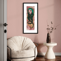 Image 4 of "Meredith" 12x36" Surreal Femme Portrait