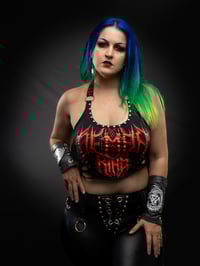 Image 1 of S/M Demon King Halter Top