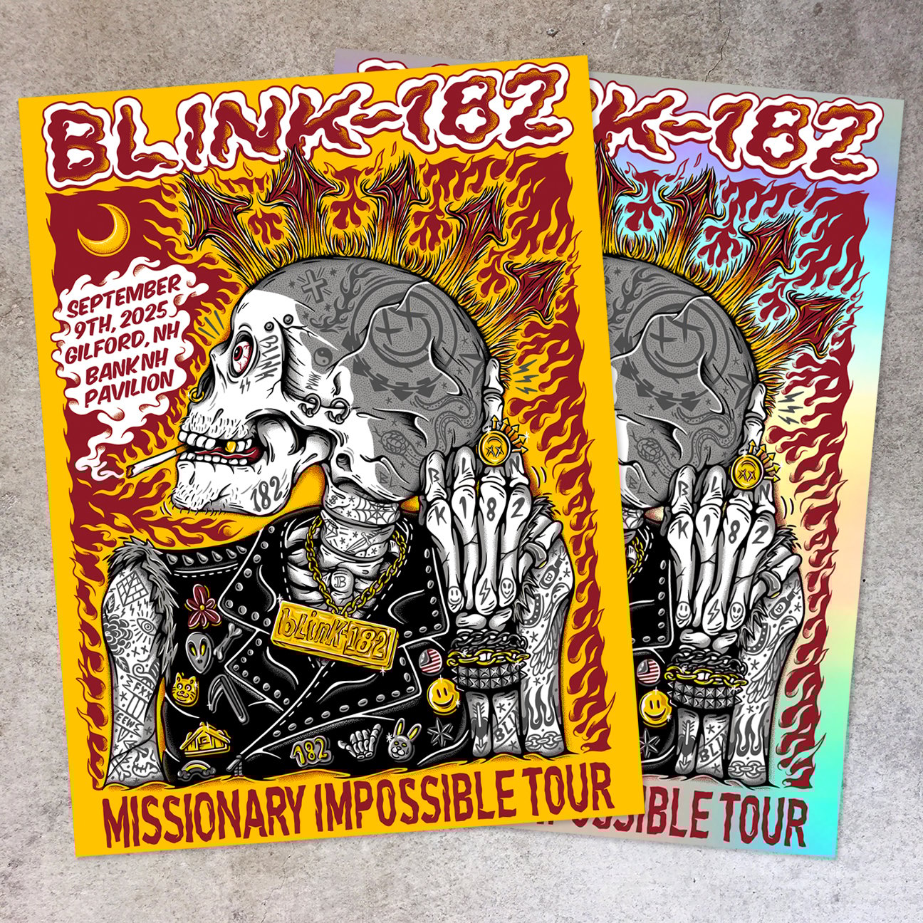 F4D Studios — Blink-182 Gilford Posters