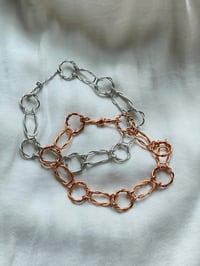 twisted hooked wire bracelet 