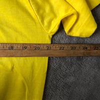 Image 4 of Prehistoric Laboratory Single Stitch 1990 T-Shirt Killer Yellow XL Made In USA 