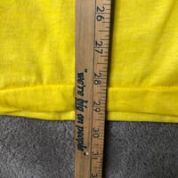 Image 5 of Prehistoric Laboratory Single Stitch 1990 T-Shirt Killer Yellow XL Made In USA 