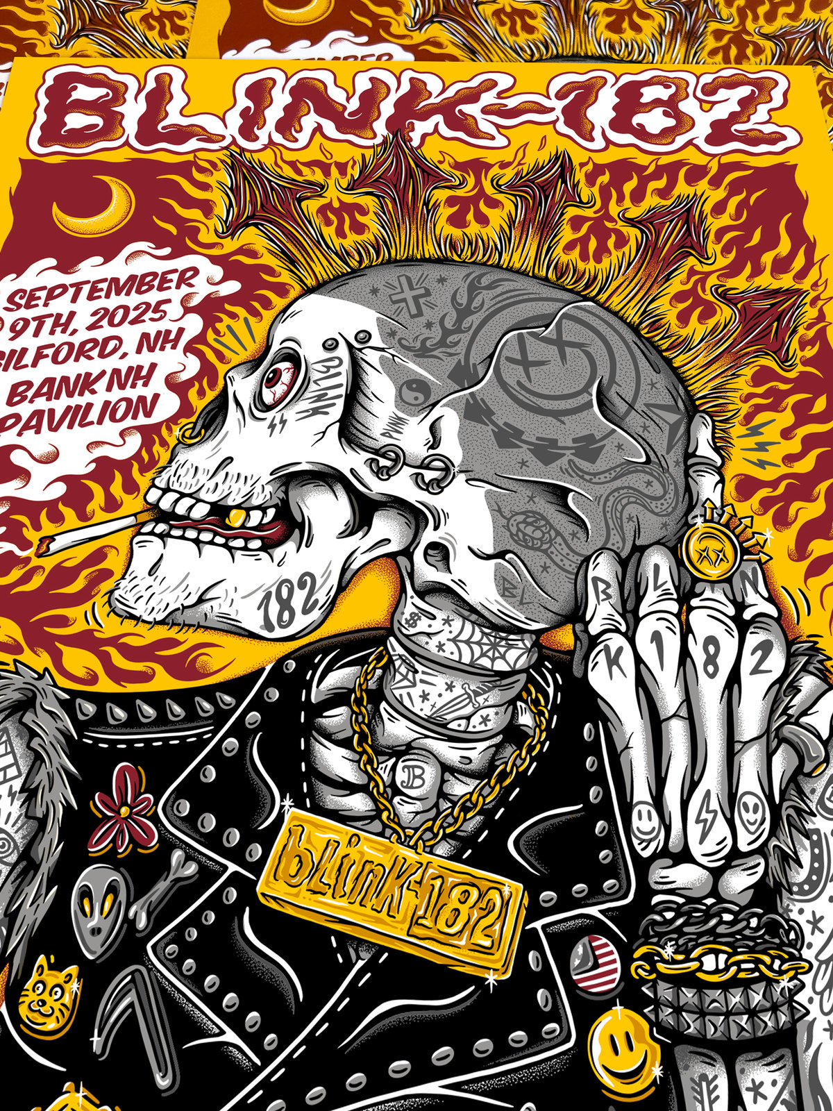 F4D Studios — Blink-182 Gilford Posters