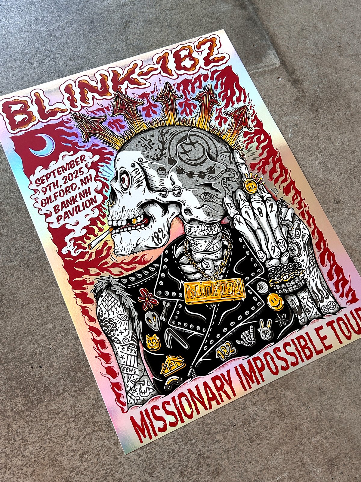 F4D Studios — Blink-182 Gilford Posters