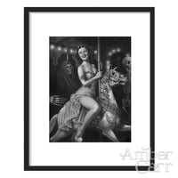 Pale Horse Original Framed Drawing