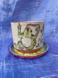Image 5 of Froggy Planter with Lily Pad Tray