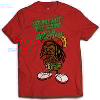 Image 3 of Woven Drip Lil Wayne Martian Tee – Black, White, Red