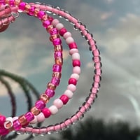 Image 2 of beaded memory wire sets of 3 bracelets 