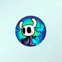 Button pin "The Knight"
