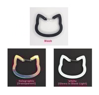 Image 2 of Cat Acrylic Carabiners ( Perfect for K-pop polca, Oshi, Itabags)