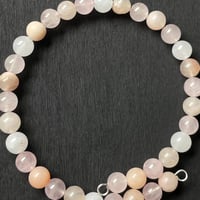 Image 3 of Chakra stone memory wire bracelet 