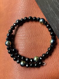 Image 5 of Chakra stone memory wire bracelet 