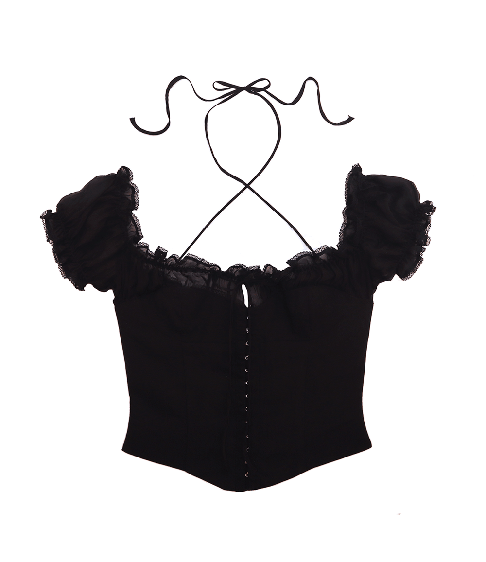 Image of Dewdrop Rehearsal Top - Black