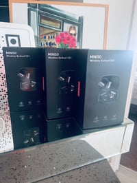 New, Black MINISO Open Ear Wireless Earbuds – Model # X23.