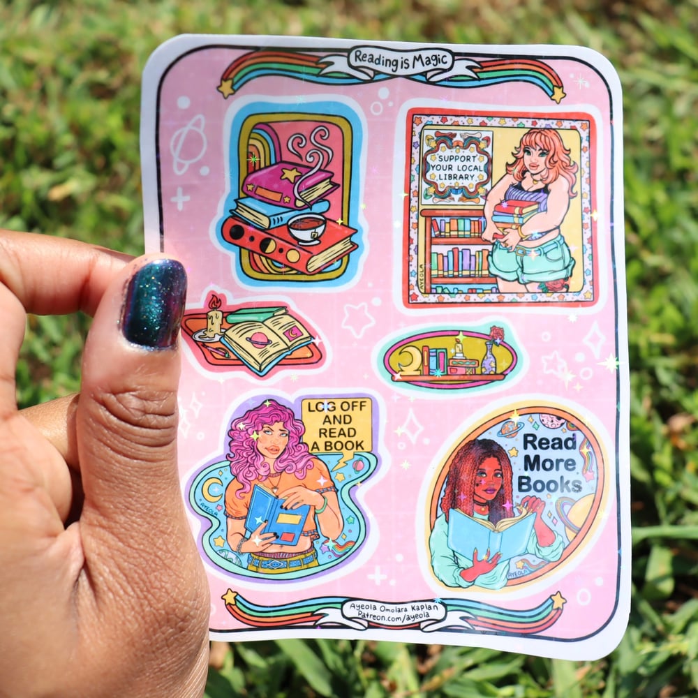 Image of Sticker Sheets: Reading is Magic