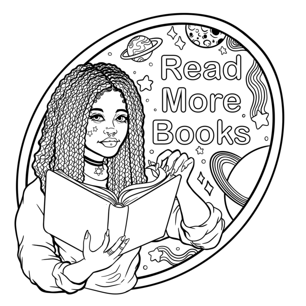 Image of Color Your Own Stickers Pack: Reading is Magic