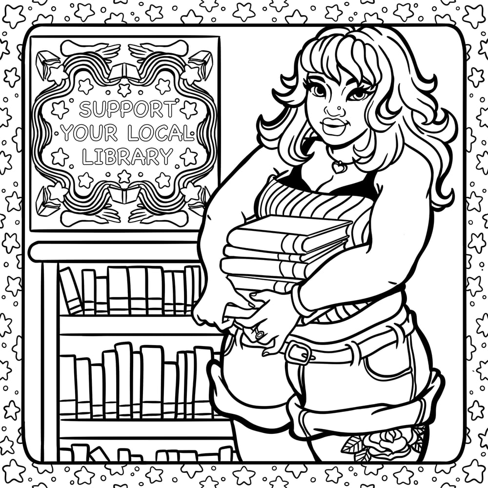 Image of Color Your Own Stickers Pack: Reading is Magic