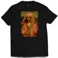 Image 1 of Woven Drip Dipset Mona Lisa Tee – Black, White