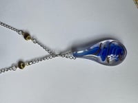 Image 2 of  Blown Glass Breathwork Necklace