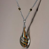 Image 1 of  Blown Glass Breathwork Necklace
