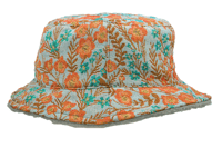 Image 3 of BEAR COLLECTION FLORAL REVERSABLE BUCKET HAT NEW L/XL