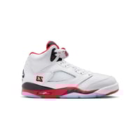 Image 1 of Jordan 5 Retro "Fire Red Black Tongue"
