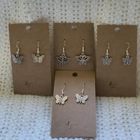 Image 2 of Animal Charm Earrings, Hypoallergenic