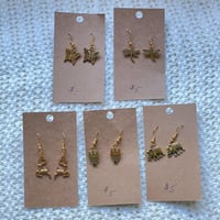 Image 1 of Animal Charm Earrings, Hypoallergenic