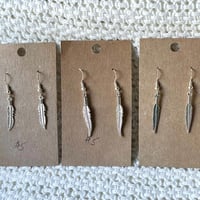 Image 2 of Celestial Hypoallergenic Charm Earrings