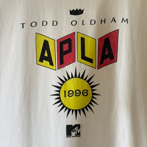 Image of Todd Oldham APLA MTV 1996 T-Shirt
