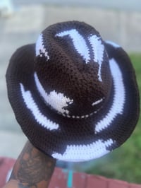 Image 1 of Cow Print Cowboy Hat 