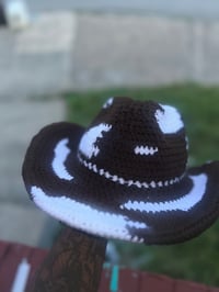 Image 2 of Cow Print Cowboy Hat 