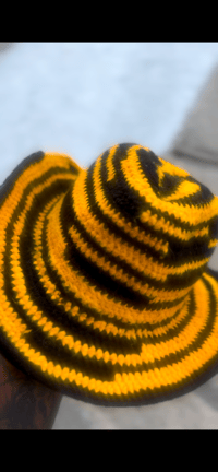 Image 2 of Black & Gold Cowboy Hat