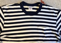 Image 2 of Iron Heart IHTB-04 heavy cotton striped knit shirt, size M