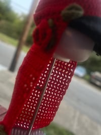 Image 2 of Roses Are Red - Baseball Cap with Detachable Cape