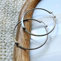 Image 4 of Lightweight Hoop Earrings