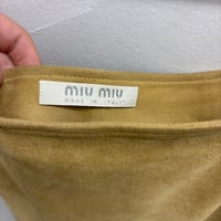 Image 2 of ss99 suede miu miu skirt 
