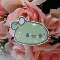 Image 4 of Holo Maplestory Slime Vinyl Sticker