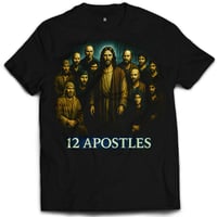 Image 1 of Woven Drip 12 Apostles Matrix Tee – Black