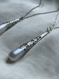 Image 3 of  Pearl Drop Pendant Necklace
