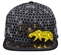 Image 1 of 16th ANNIVERSARY HONEYCOMB BLACK SNAPBACK L/XL HAT NEW